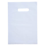 Small White Plastic Carry Bags 210x300mm (Qty:100)