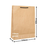 Deluxe Brown Paper Bags 310x420mm (Qty:50)