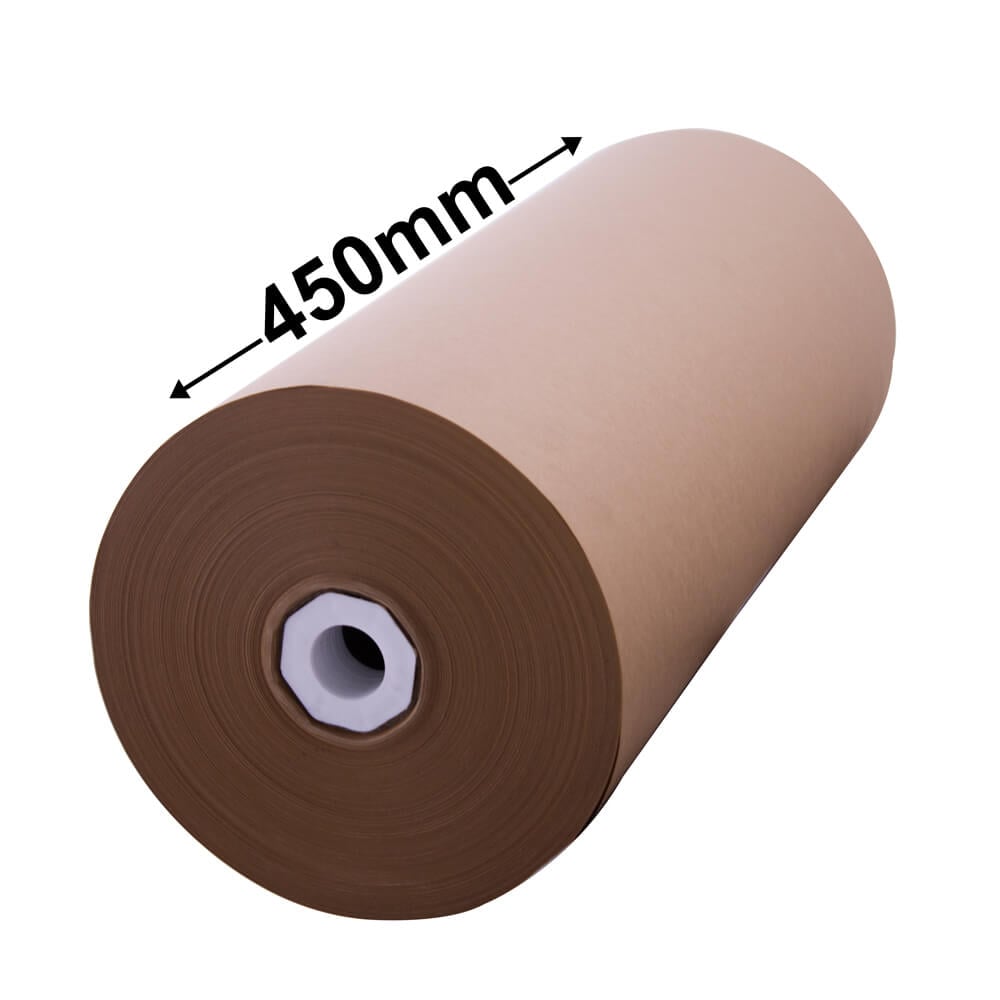 450mm wide 80gsm thick Brown Kraft Paper Roll