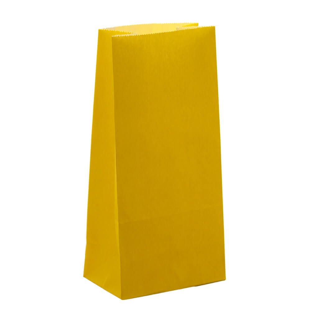 Paper Gift Bags Yellow 130x260+80 no handles