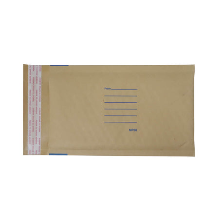 Brown Paper Mailer Bags Bubblewrap Interior 127x229mm (Qty:300)
