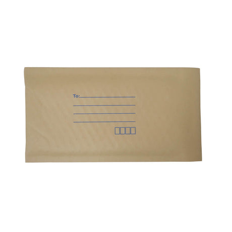 Brown Paper Mailer Bags Bubblewrap Interior 127x229mm (Qty:300)