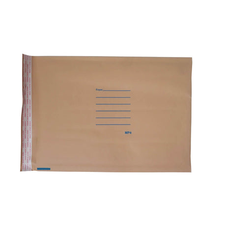 Brown Paper Mailer Bags Bubblewrap Interior 241x343mm (Qty:100)