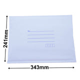 White Paper Mailer Bags Bubblewrap Interior 241x343mm (Qty:100)