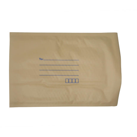 Brown Paper Mailer Bags Bubblewrap Interior 266x381mm (Qty:100)