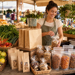 Packaging for markets and stalls