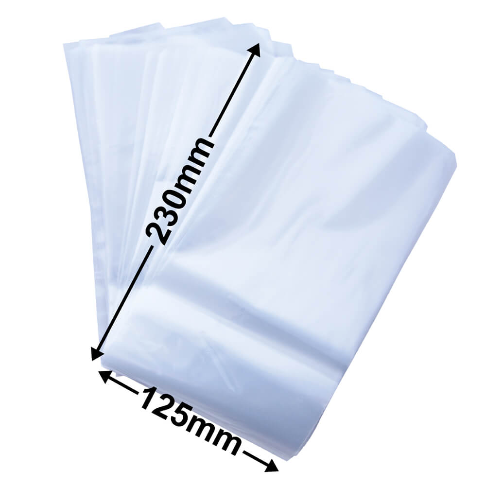 Poly Bags 125x230mm 35µm (Qty:1000)