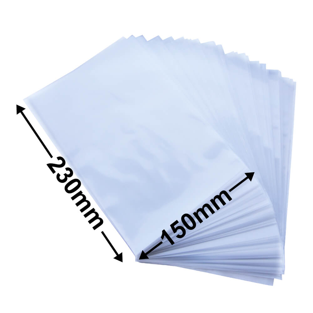 Poly Bags 150x230mm 50µm (Qty:1000)
