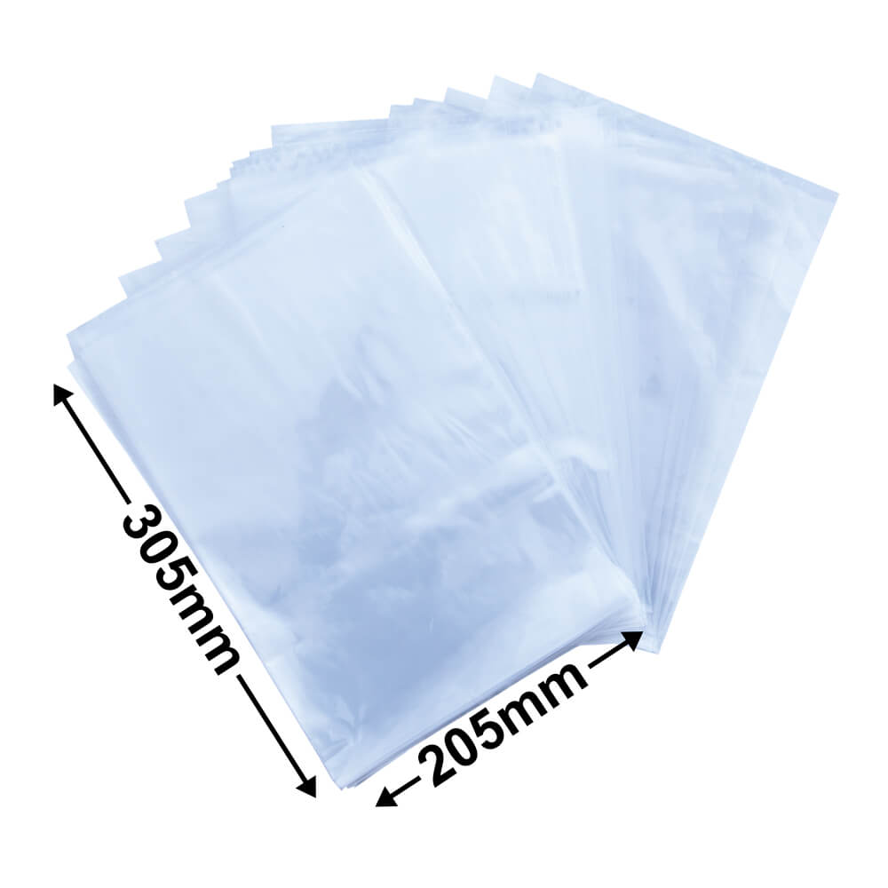 Poly Bags 205x305mm 35µm (Qty:1000)