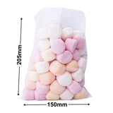 Polypropylene Display Bags 205x150mm 50µm (Qty:1000)