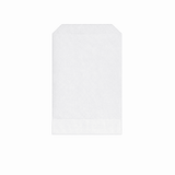 Quarter-size Flat White Paper Bags 100x125mm (Qty:1000)