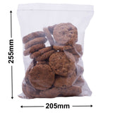 Resealable Press Seal Bags 205x255mm 75µm (Qty:1000)