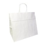 White Takeaway Paper Carry Bags 350x320mm (Qty:20)