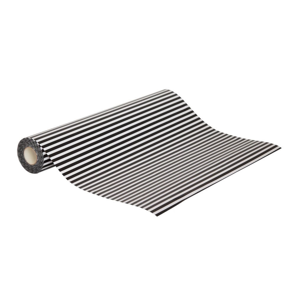 Black & White Stripe Wrapping Paper (Length: 60M)