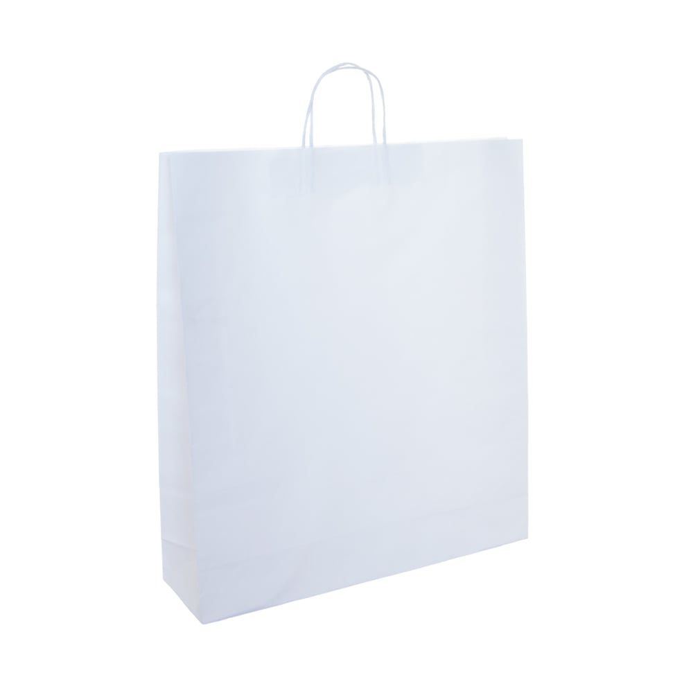 White Paper Carry Bags 450x500mm (Qty:125)