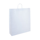 White Paper Carry Bags 450x500mm (Qty:125)