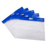 Plastic Zipper Document Bags with Handle 340x485mm (Qty:25)