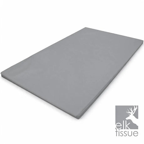 grey tissue paper sheets 500x750mm 17gsm, front view
