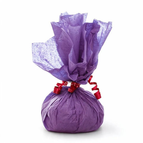 lilac tissue paper sheets 500x750mm 17gsm, front view