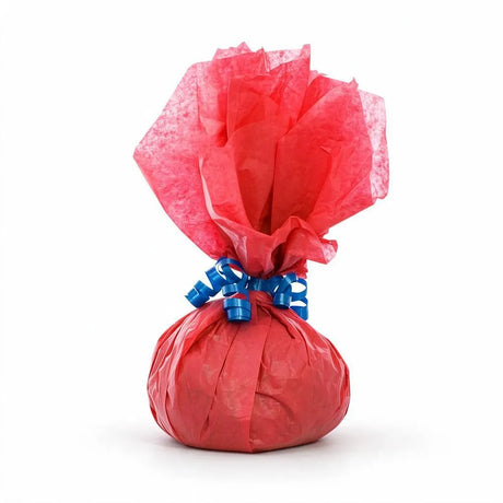 red tissue paper sheets 500x750mm 17gsm, front view