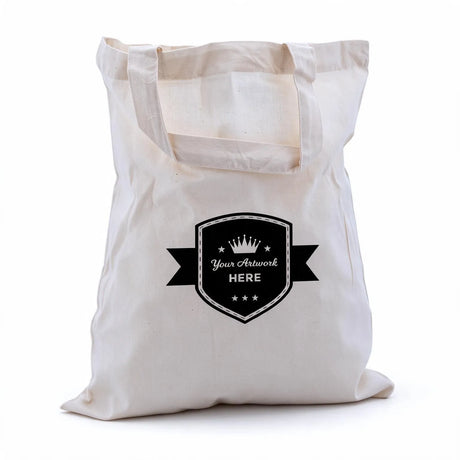 Custom Printed Calico Bags with Two Handles 1 Colour 1 Side 380x300mm