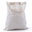 two handle calico bags 380x300mm | natural calico, front view