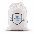 custom calico drawstring bags 350x250mm 3 colours 2 sides, front view