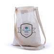 custom calico shoulder strap bags 380x300mm 3 colours 1 side, front view