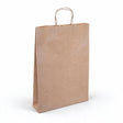 brown paper carry bags 340x480mm, front view