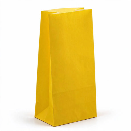 Paper Gift Bags Yellow 130x260+80 no handles