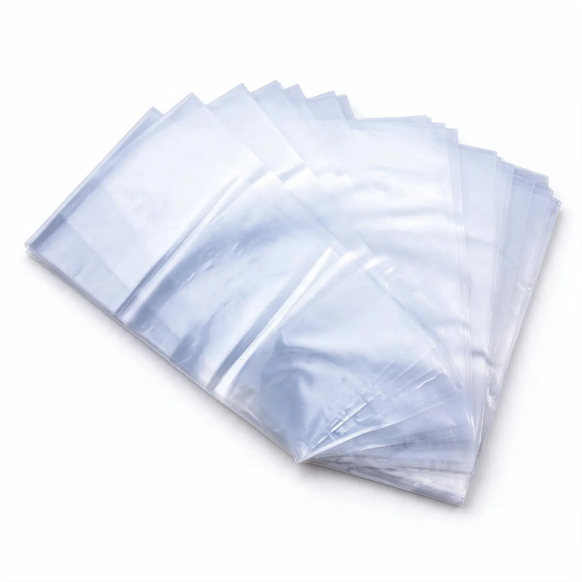 poly bags 380x760mm 50µm, front view