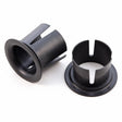 stretch wrap end plug, put in at one or both ends of a roll of stretch wrap, front view
