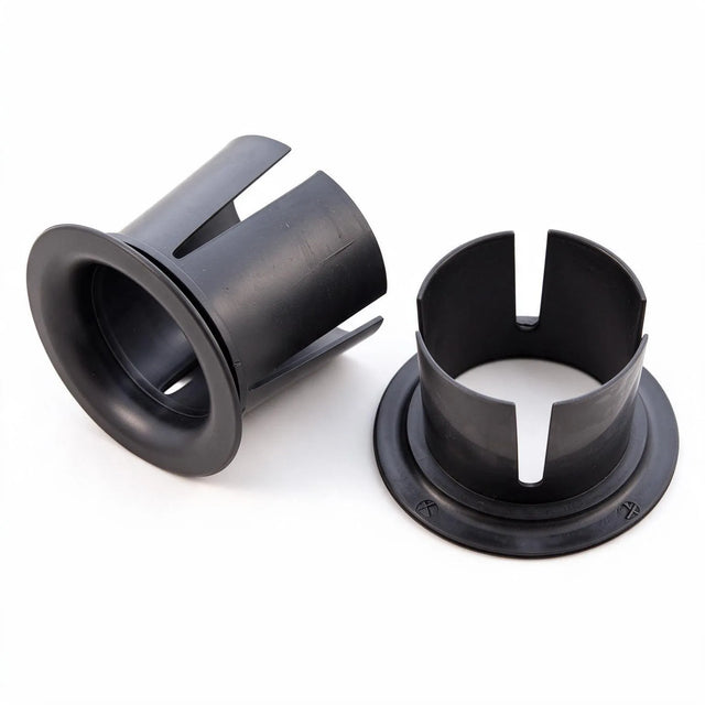 stretch wrap end plug, put in at one or both ends of a roll of stretch wrap, front view