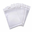 hangsell bags with white headers 170x120mm 35µm, front view