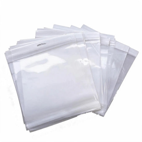 Hangsell Bags with White Headers 260x260mm 35µm (Qty:100)