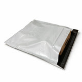 white courier air bags 650x700mm 100% recycled, front view