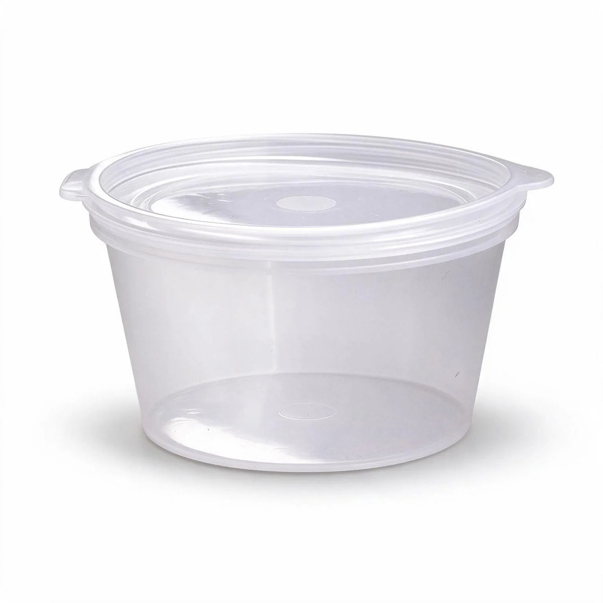 50ml sauce cup with hinged lid, front view