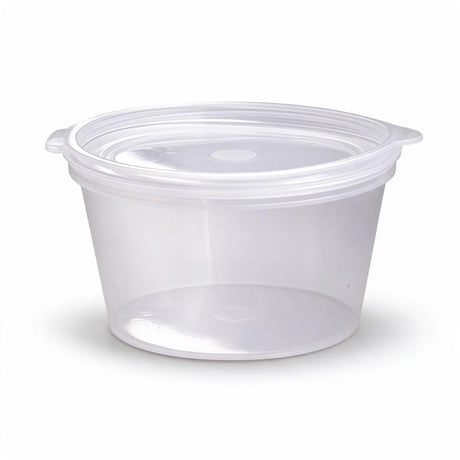 50ml sauce cup with hinged lid
