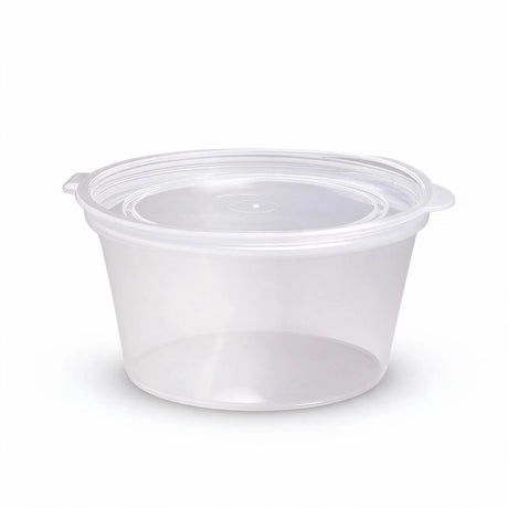 100ml sauce cup with hinged lid