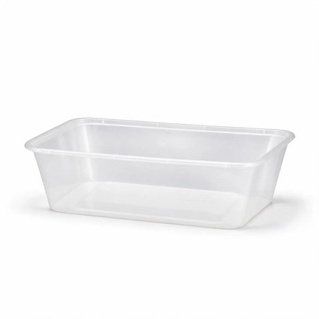 Clear 650ml rectangular (CR650)
