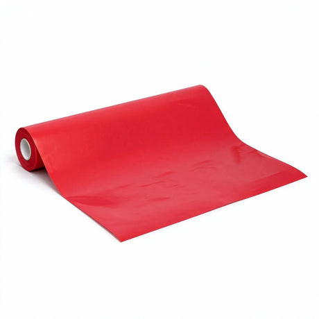red wrapping paper roll 500mm (length: 60m), front view