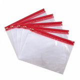 plastic zipper document bags (polyfolio) 230x325mm, front view